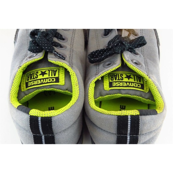 Converse All Star Youth‎ Boys Shoes Sz 4 M Gray Fabric Low Top - Picture 6 of 9